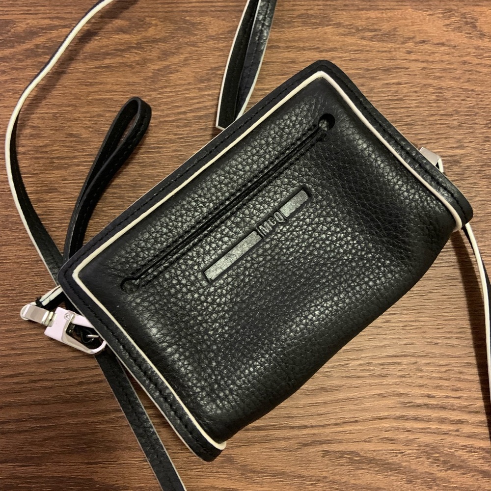 McQ by Alexander McQueen Leather Purse with Detachable and Adjustable Strap